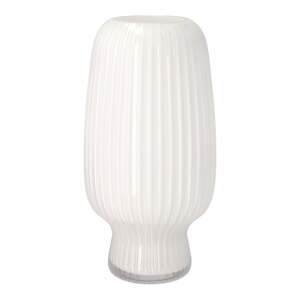 Biela sklenená váza (výška 31,5 cm) Cuneo – Villa Collection