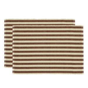 Prestieranie v súprave 2 ks s prímesou juty 33x48 cm Statement Stripe – Södahl