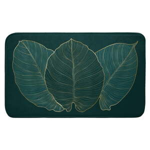 Tmavozelená kúpeľňová predložka 45x75 cm Jade – douceur d'intérieur