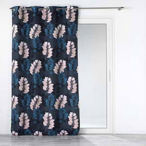 Tmavomodrý záves 140x260 cm Belline – douceur d'intérieur