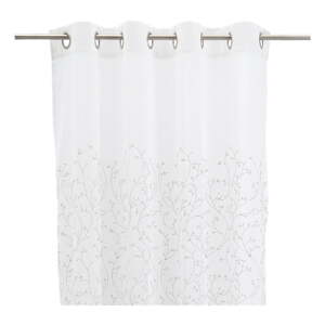 Bielo-zelená záclona 140x260 cm Grow – Casa Selección
