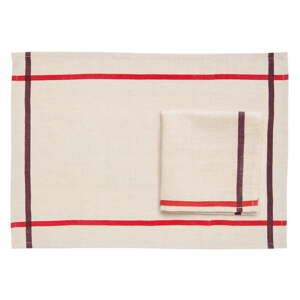 Prestieranie v súprave 2 ks s prímesou ľanu 35x50 cm Delma – Kave Home