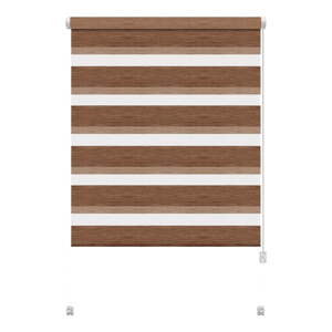 Hnedá roleta deň a noc 72,5x150 cm Zebra Natur – Gardinia