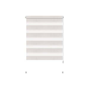 Biela roleta deň a noc 42,5x150 cm Zebra – Gardinia