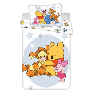 Bavlnené detské obliečky do postieľky 100x135 cm Winnie the Pooh "Stars" – Jerry Fabrics