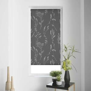 Antracitová textilná roleta 45x180 cm Forelista – douceur d'intérieur