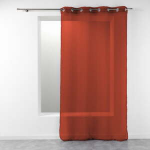V terakotovej farbe záclona 140x280 cm Telma – douceur d'intérieur