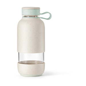 Krémovobiela cestovná sklenená fľaša 500 ml To Go Organic – Lékué
