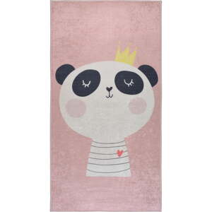 Svetloružový prateľný detský koberec 120x180 cm Royalty Mascot – Vitaus