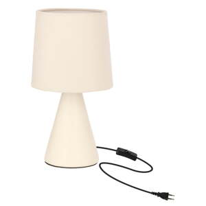 Krémová stolová lampa s textilným tienidlom (výška  14,5 cm) Satti – Candellux Lighting