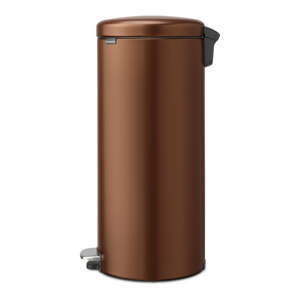 Nášľapný oceľový odpadkový kôš v bronzovej farbe 30 l NewIcon – Brabantia