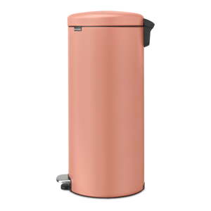 Nášľapný oceľový odpadkový kôš v lososovej farbe 30 l NewIcon – Brabantia