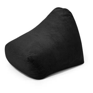 Čierny menčestrový detský sedací vak Snug 80 – SLOWDOWN