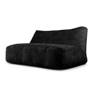 Čierny menčestrový sedací vak Sofa Tube 160 – SLOWDOWN