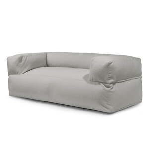 Svetlosivý sedací vak z textílie buklé Sofa MooG – SLOWDOWN