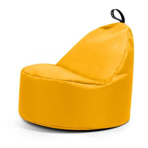 Žltý sedací vak Round L – So Soft?