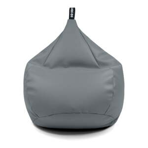 Béžový sedací vak z imitácie kože Drop L – So Soft?