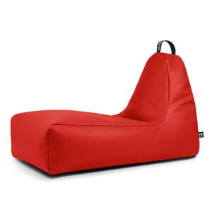 Červený sedací vak z imitácie kože Chill XXL – So Soft?