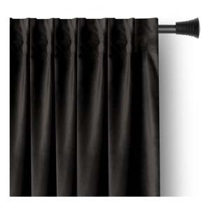 Čierny zamatový dimout záves 140x270 cm – Restilo