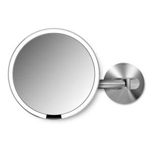 Nástenné/kozmetické zrkadlo s osvetlením/zväčšovacie (5x) ø 20 cm Sensor – simplehuman
