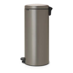 Sivý nášľapný oceľový odpadkový kôš 30 l NewIcon – Brabantia