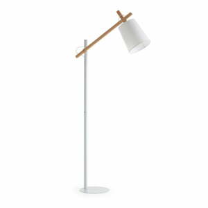 Biela stojacia lampa Kave Home Jovik