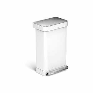 Pedálový oceľový odpadkový kôš 45 l - simplehuman