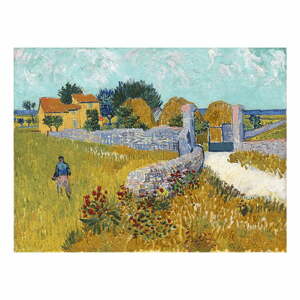 Reprodukcia obrazu Vincenta van Gogha - Farmhouso in Provnce, 40  ×  30 cm