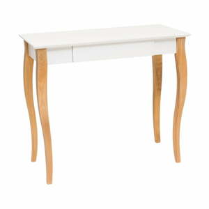 Biely písací stôl Ragaba Lillo, dĺžka 85 cm