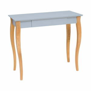 Svetlosivý písací stôl Ragaba Lillo, dĺžka 85 cm