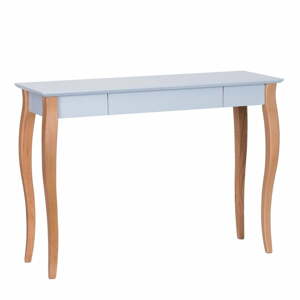 Svetlosivý písací stôl Ragaba Lillo, dĺžka 105 cm