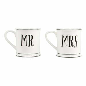 Súprava 2 keramických hrnčekov Sass & Belle Mr & Mrs