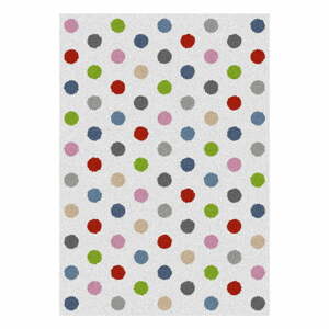 Krémovobiely koberec 57x110 cm Norge Dots – Universal
