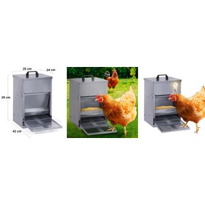 Nášľapné krmítko AGROFORTEL - 5 kg, 25x42x39 cm
