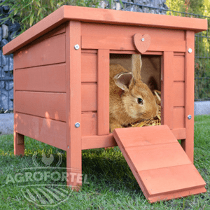 Agrofortel Drevená mini králikáreň BRNO, 515x420x430 mm