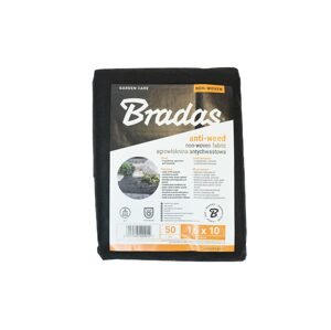 Netkaná textília Bradas proti burine čierna  1,6 x 10 m, 50 g/m2 BRAWB5016010