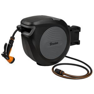 Bradas Automatický navijak s hadicou 1/2", 20m a príslušenstvom BLACK LINE