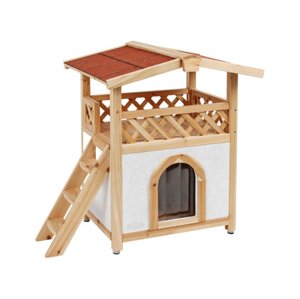 Zateplená búda pre mačky KERBL TYROL ALPIN 88x57x77cm