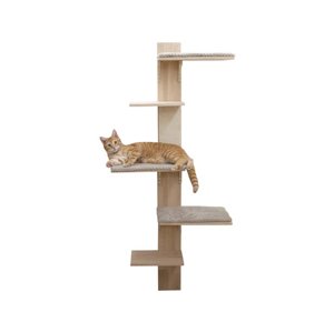 Škrabadlo pre mačky KERBL 81612 TIMBER, mačacie strom na stenu 150 cm