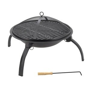 Ohnisko s grilovacou mriežkou VESUV 48 cm, s poklopom CT13004