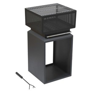 Ohnisko CUBE s mriežkou 74cm CT13007