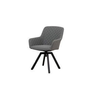 Záhradné kreslo PARIS LIKA-TEX sivé, luxusné, otočné DPMG22-S1-310S