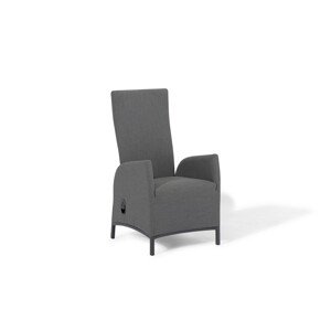 Záhradné kreslo PARIS LIKA-TEX sivé, luxusné, otočné DPMG22-S1-347S