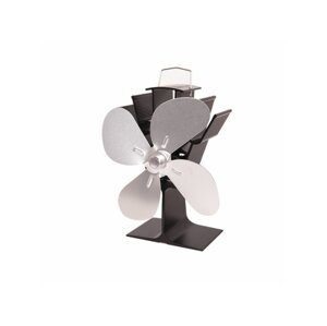 Ventilátor na kachle FLAMINGO štvorlopatkový MINI, strieborný FLHSF17-261