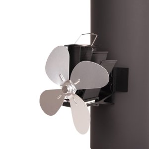 Ventilátor na dymovod FLAMINGO štvorlopatkový magnetický, strieborný FLHSF17-262