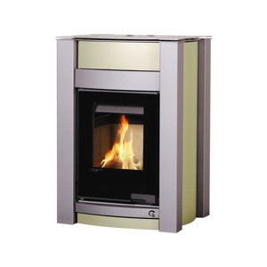Kachle s výmenníkom AQUAFLAM VARIO KALMAR 11/7kW olivová FLHSF34-021