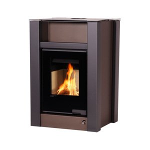 Kachle s výmenníkom AQUAFLAM VARIO LEND 11/7kW hnedá - zamatová FLHSF34-032