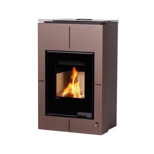 Kachle s výmenníkom AQUAFLAM VARIO SAPORO 11/5kW hnedá - zamatová FLHSF34-038