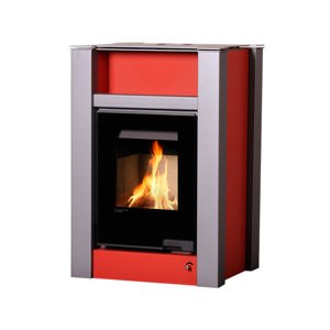 Krbové kachle AQUAFLAM VARIO LEND 11kW červená (teplovzdušná verzia) FLHSF34-098