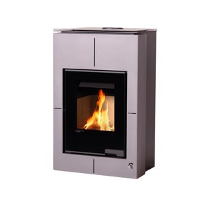 Krbové kachle AQUAFLAM VARIO SAPORO 11kW sivá (teplovzdušná verzia) FLHSF34-107